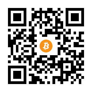 bitcoin:1DVtKydP2rW8rF9c4CbzP2oLT5aoJbRkYc black Bitcoin QR code