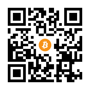 bitcoin:1DfSXUeEYFfN14qtuCgzApQTuSXXvBSzTU black Bitcoin QR code