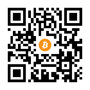 bitcoin:1DkKXjGMUuKJ1mMKMPoViQ1XrUV6hhVBb6 black Bitcoin QR code