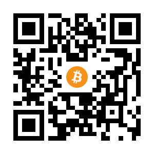 bitcoin:1Dp62bpPkCYZvSL2J8PupuP5V879xi3sCt black Bitcoin QR code