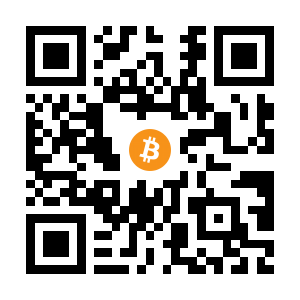 bitcoin:1Du3WY5jm6bUCUM8XkwjshsmnRRxLYJZR2 black Bitcoin QR code