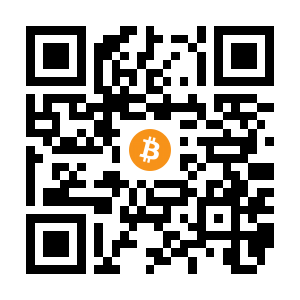 bitcoin:1DvjTZ5M2jEydj578EbKVivXwpK7bHj4wN black Bitcoin QR code
