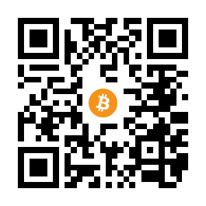 bitcoin:1E4NavMcdWGPhsyooUTcxhgdXyyyn4UoX4 black Bitcoin QR code