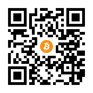 bitcoin:1E6XkHeS2aGtN1mto8qeKwwDv8sWdUepy1 black Bitcoin QR code