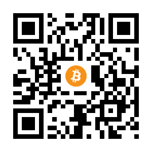 bitcoin:1ENccjtF6a5hG7iduenEgvikgjFG8LHuKS black Bitcoin QR code