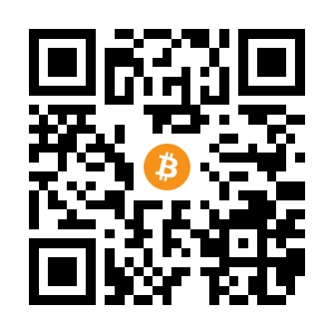 bitcoin:1EhqniaJkXEh9q5i41R3EMLVT917wC6JjU black Bitcoin QR code