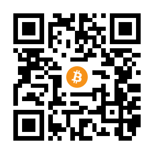 bitcoin:1Et8rW9xDxnxCxMoverBedPdPj5vJXo4gf black Bitcoin QR code