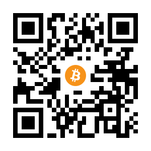 bitcoin:1EuNr3bptzHUwnmBBPDYRYaNEGw3aMUUCW black Bitcoin QR code