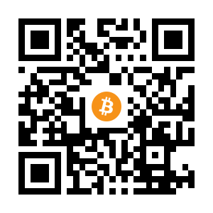 bitcoin:1F4xLDKrmpdZA22s3GZmYTGqxBW8NJGJvv black Bitcoin QR code