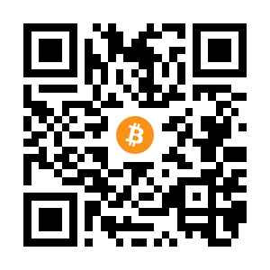 bitcoin:1FTTtQ4SSvWTQjuNnNF6ijox7XWfYyQoqK black Bitcoin QR code