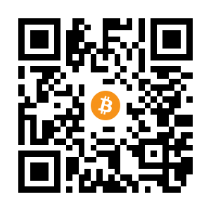 bitcoin:1FWZjLBoUCKptJh69zoZNjVETMhc2aHfEf black Bitcoin QR code