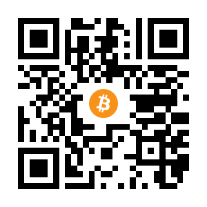 bitcoin:1FY6RL8Ju9b6CGsHTK68yYEcnzUasufyCe black Bitcoin QR code
