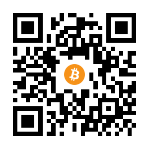 bitcoin:1GCEQ1PUff7cxdn7xzxFobniZMmMuHkiDC black Bitcoin QR code
