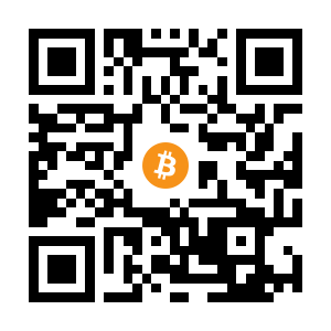 bitcoin:1GFnHTAxy5kP2Zds3XSi7zk3qC4qVb8ku2 black Bitcoin QR code