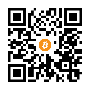 bitcoin:1GLoeMUdKRwRy2eqKLZVK9EqkMeht3MFz5 black Bitcoin QR code