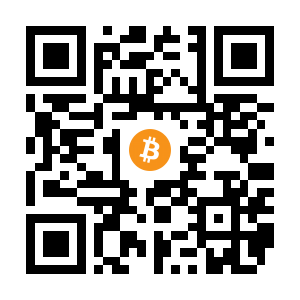bitcoin:1GhKR2gmxtDzTXFRX8MLrkqYmW8pxFEh7B black Bitcoin QR code