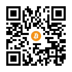 bitcoin:1Gjb32QaFxT4SKwsUmTXtdyNPbvY2LMzgk black Bitcoin QR code