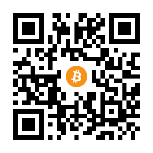 bitcoin:1GkTX26JGEggc5Y1z222f3GdM6yF24tGgR black Bitcoin QR code