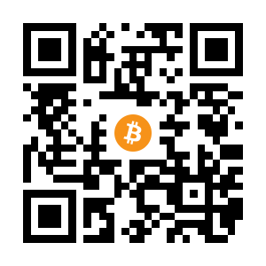 bitcoin:1GxbZWuryBzUMerHoWposgwdaTN6cv6XYL black Bitcoin QR code