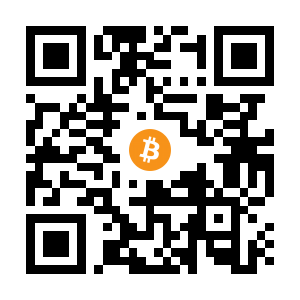 bitcoin:1HTFjoYkFgzQtA7N37iKoKeLBrJp8K38qe black Bitcoin QR code