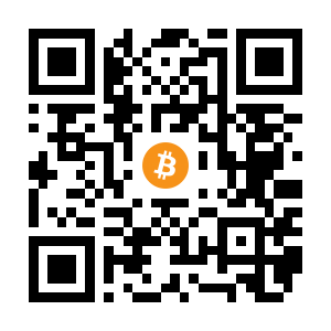 bitcoin:1HU1MpGcuYbJVvbbCbYsDjfw3seioUEaL2 black Bitcoin QR code