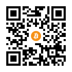 bitcoin:1HbtK44rueeBC8ZTYuYXyAXErWCePrdrT8 black Bitcoin QR code