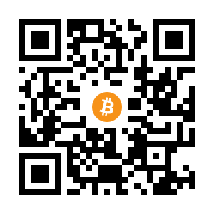 bitcoin:1HuPVqz2xvf1rdNFUqd62vRTyxP3jeX9Ch black Bitcoin QR code