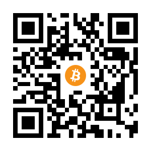 bitcoin:1JD64LZMTG3AxX6VTBt5yFyzyjn1KEVwJB black Bitcoin QR code