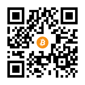 bitcoin:1JQJnwnjRmSdybz8Tcv5pEmn3CqLGBXgNd black Bitcoin QR code