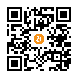 bitcoin:1JUauz8ZHioP9V8hHjufZq7Lns4Vq4hYjS black Bitcoin QR code