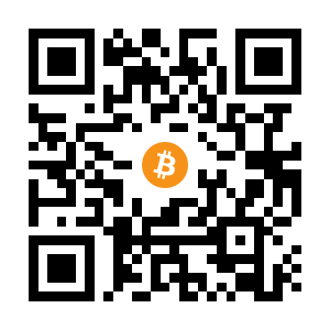 bitcoin:1JYfaMLefjUFsVW1WrKS4iLR6FyKuj88Nv black Bitcoin QR code