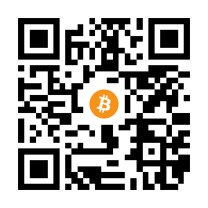 bitcoin:1JkBaMqgTrmLrSmFxE55o1kVurpucRi6eF black Bitcoin QR code