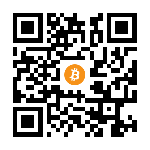 bitcoin:1KBZvAhJCLrJurAWhCdeeU4bzb7w6nvQA8 black Bitcoin QR code