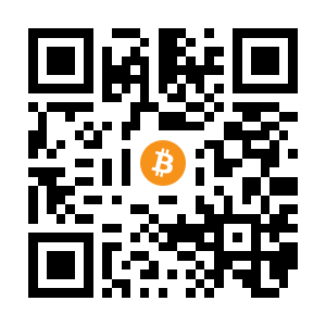 bitcoin:1KZyGnHFgofPufTcD3eeecQgEpxe662E23 black Bitcoin QR code