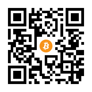 bitcoin:1KdWNzSsNE8V8SES6bkVhkCP2gqQLQTLFP black Bitcoin QR code