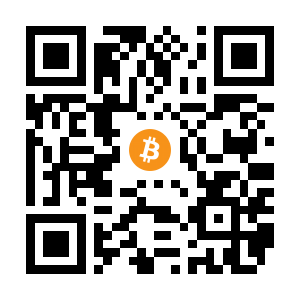bitcoin:1KibBaLZs2hn8moRjPgXjq18N6Fo1XzA18 black Bitcoin QR code