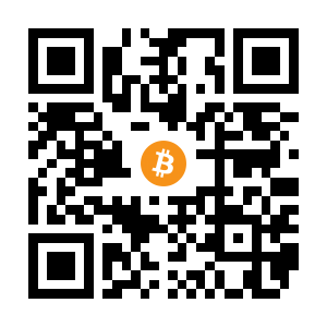 bitcoin:1Kmg6YSwSpgn3t1uMEcaUum11HrbyQAJb8 black Bitcoin QR code