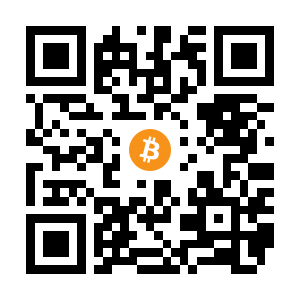 bitcoin:1KvKZspr9Yab8toTjCf2Un6cFKJb3kyMv7 black Bitcoin QR code
