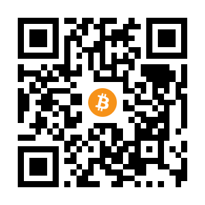 bitcoin:1LCUx4n1Amwe7vARhQHXoXiVZkQvtQ1b9M black Bitcoin QR code