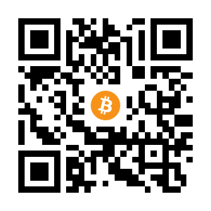 bitcoin:1LwwaChUGbocGGJRXbDicKqhQ5gNFqYR5w black Bitcoin QR code