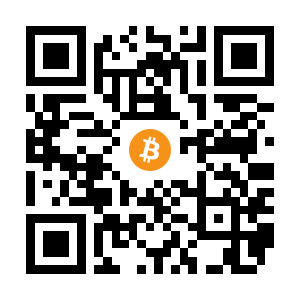 bitcoin:1LyuWP2Dzw7rqCvVDZzL1CkP11jVJ2WxQc black Bitcoin QR code