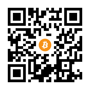 bitcoin:1MBepURVE1pVrSTLr7neeqMg25k3tkjgpm black Bitcoin QR code