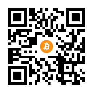 bitcoin:1MCQpdHoei4tzMoAC6tVHWm2d4kSWEaPXd black Bitcoin QR code
