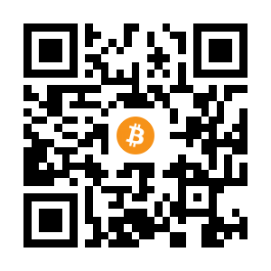 bitcoin:1MDq7zyLw6oKichbFiDDZ3aaK59byc6CT8 black Bitcoin QR code