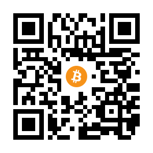 bitcoin:1MLBPYrdQKr9d5cAVCpHAFxkPQ19BAZY4L black Bitcoin QR code