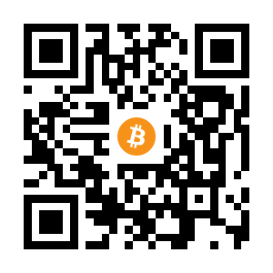 bitcoin:1MPJJzRaT8vLhowNB4dVyWRxxu79dq7WkB black Bitcoin QR code