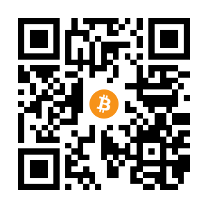 bitcoin:1MYv4C4hZ7hC5sbHrPkzvmNoozQgnHKeAU black Bitcoin QR code