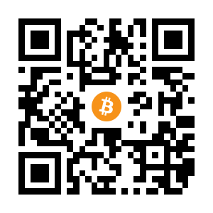 bitcoin:1MoSQg1USW6dYu9LMWaVJoQUkLcMFLm6vC black Bitcoin QR code