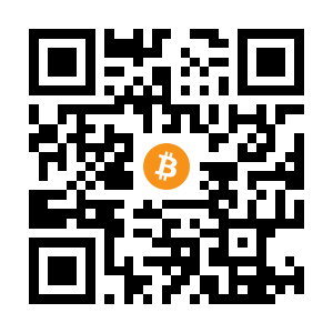 bitcoin:1NfdrY1Kg4ekgi89CtUezxvfzjomL8SWmb black Bitcoin QR code