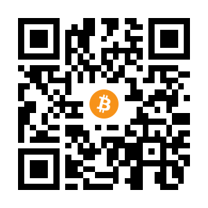 bitcoin:1NnVvbhh7de3QKqxfnLjcpUKk351YVxJTR black Bitcoin QR code